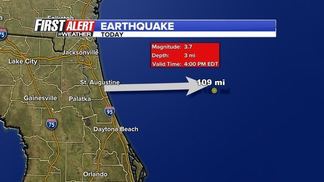Florida Earthquake 3.7